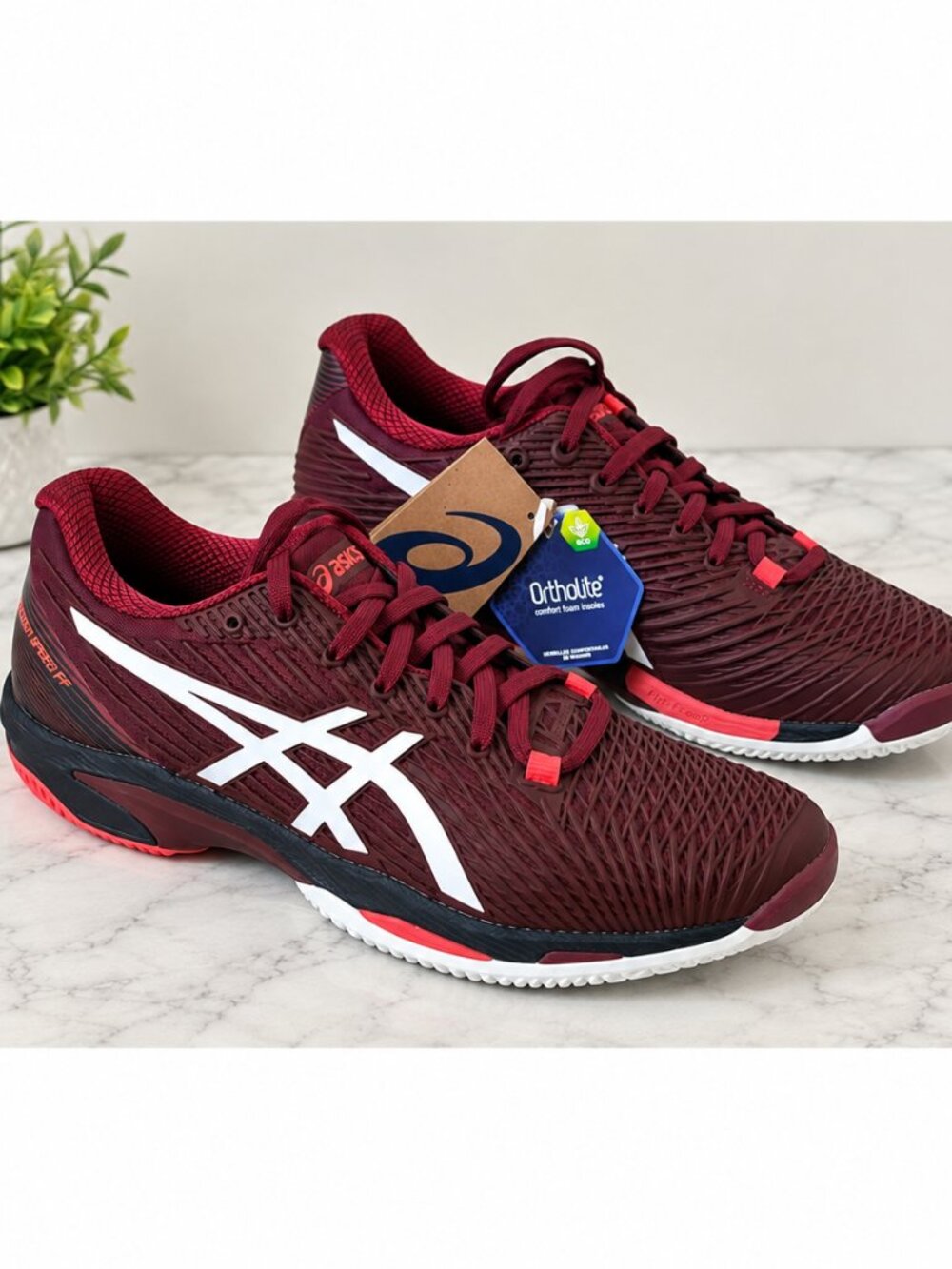 ASICS Solution Speed FF 2 Clay Men’s Tennis Shoes 1041A187 Size 10 New No Box